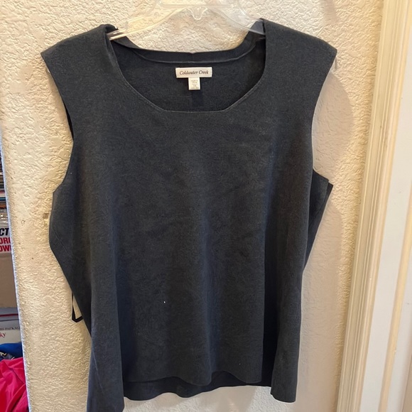 Coldwater creek silk blend top 1X - Picture 1 of 4